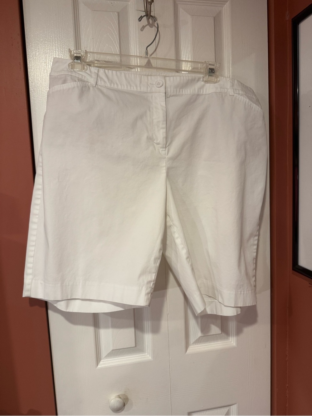 Talbots White Bermuda Shorts